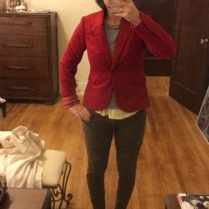 Red blazer